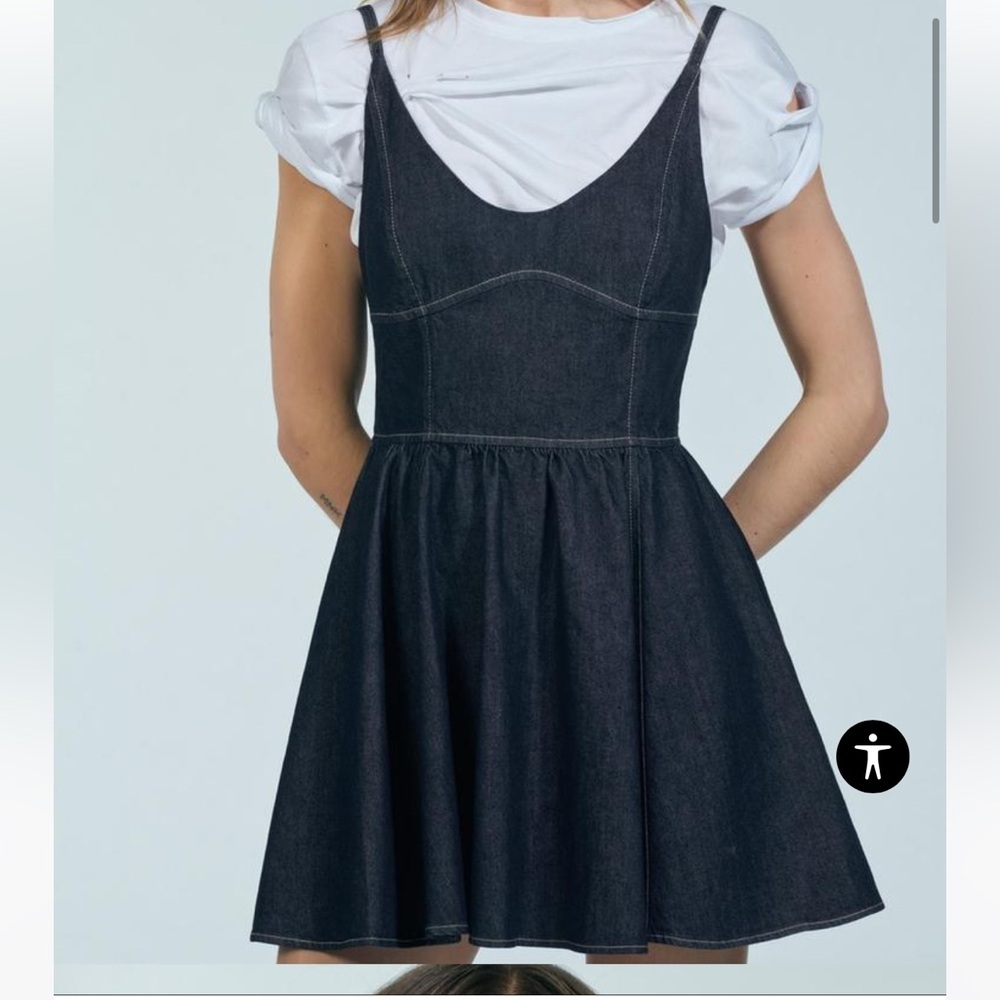 NWT zara denim dress